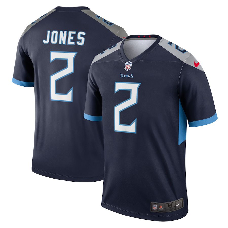 Men Tennessee Titans #2 Julio Jones Nike Navy Legend NFL Jersey->tennessee titans->NFL Jersey